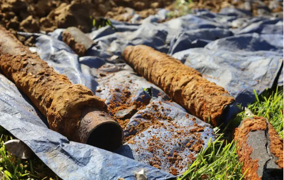 Broken pipes.