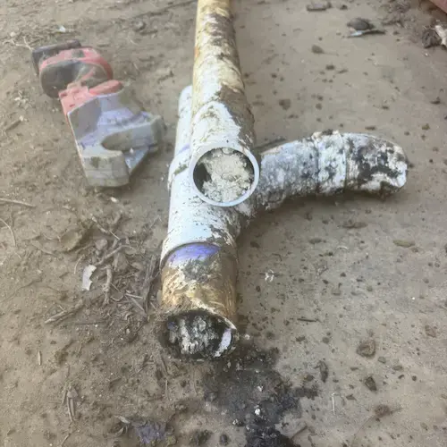 Grease stuck in the sewer lines.